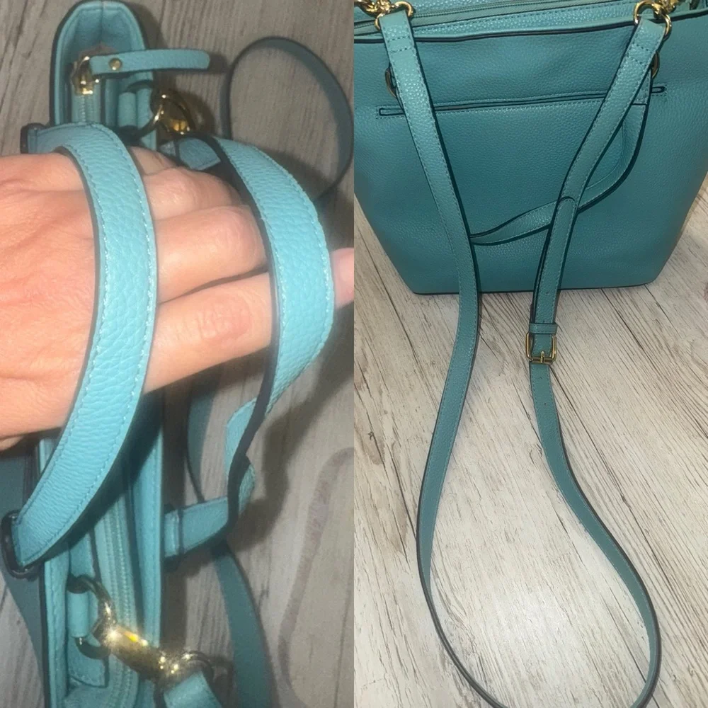 Nanette Lepore Baby Blue Crossbody Handbag Bag Purse